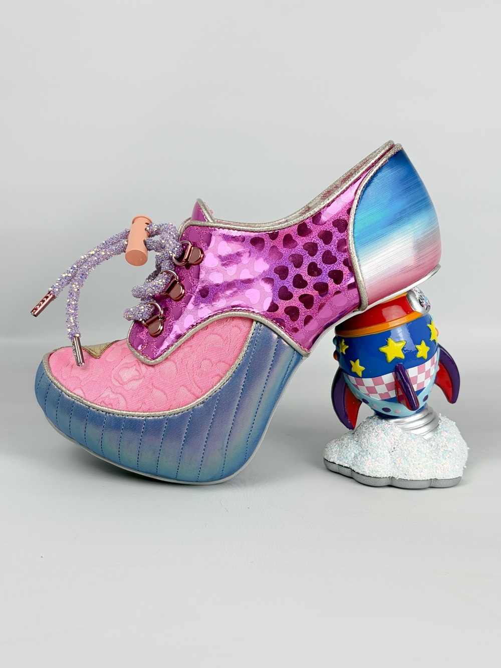 Irregular Choice Space Race Light Up Rocket Heels | Rare | EU 39 NIB